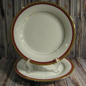 CHARTER CLUB HOME FASHION BUFFET GOLD SALAD PLATES - 2